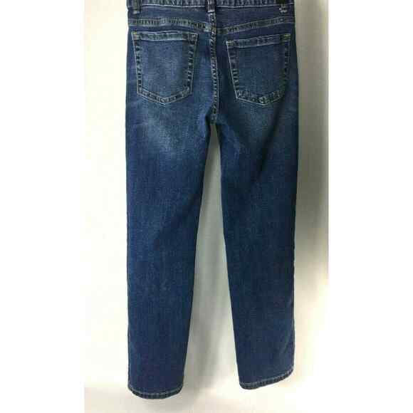 Old‎ Navy Boys Jeans Size 12 Adjustable Waist Medium Wash Straight Leg - Picture 2 of 8